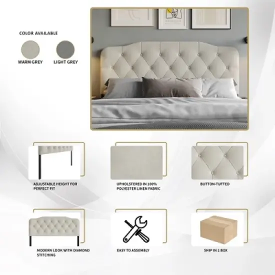 CasePiece Upholstered Headboard image {7}