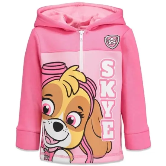  Paw Patrol Skye Girls Fleece Half Zip Hoodie Toddler  image {8}