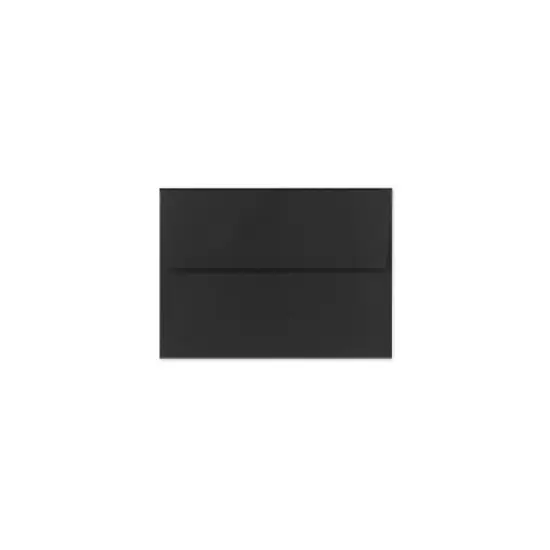 LUX A7 Invitation Envelopes 5 1/4 x 7 1/4 500/Box Black Linen 4880-BLI-500 image {3}