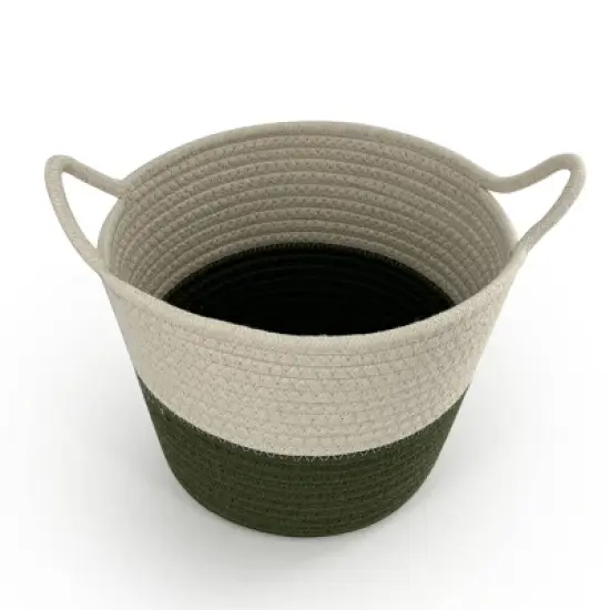 Rope Basket Green - Bullseye's Playground&trade; image {1}