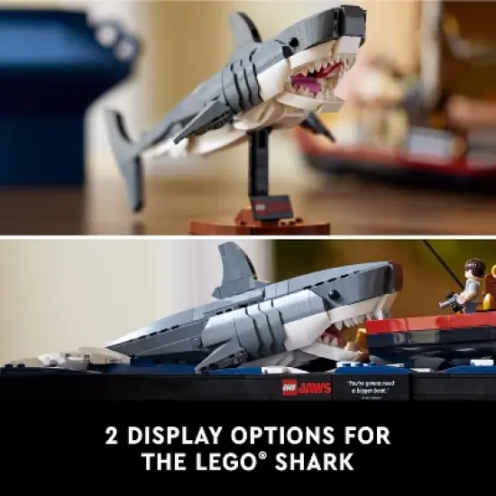LEGO Ideas Jaws - Diorama Kit and Shark Toy for Adults 21350 image {5}