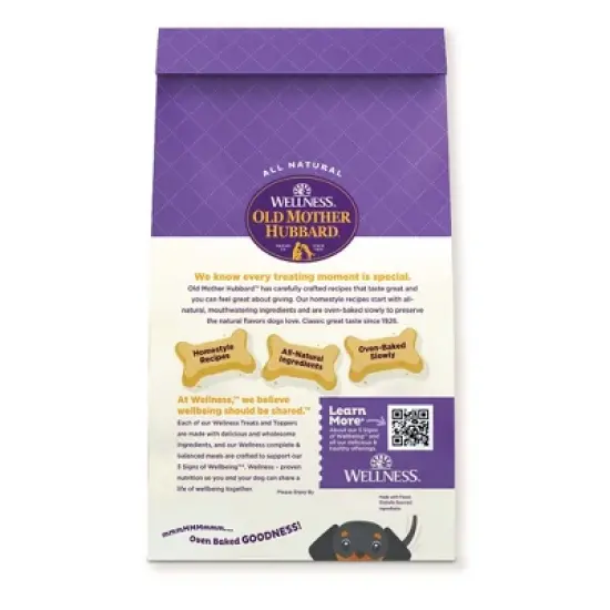 Old Mother Hubbard by Wellness Wheat Free Classic Crunchy CHICK'N' Apple with Chicken and Carrot Biscuits Mini Oven Baked Dog Treats image {1}