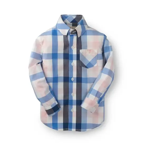 Hope & Henry Boys' Poplin Button Down Shirt, Kids image {14}
