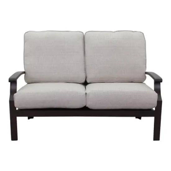 Courtyard Casual Madison 4 pc Loveseat Seating Group  Includes:  One Loveseat, Two Club Chairs and One Coffee Table image {5}