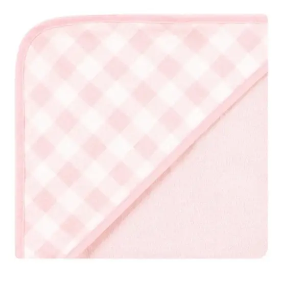 Hudson Baby Infant Girl Cotton Rich Hooded Towels, Enchanted Forest, One Size image {4}