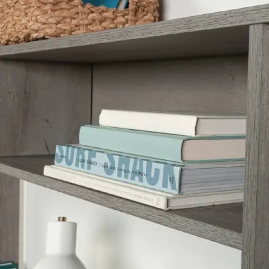 Sauder Sundar Desk with Hutch Mystic Oak image {4}