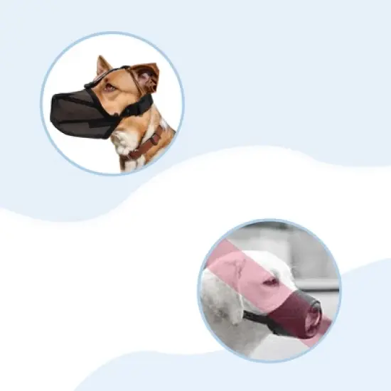 Unique Bargains Dog Muzzle Black 1 Pc image {2}