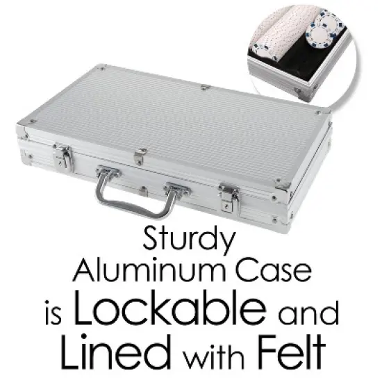 Trademark Poker Maverick 300 Dice Style Poker Chip Set - 11.5 grams image {4}