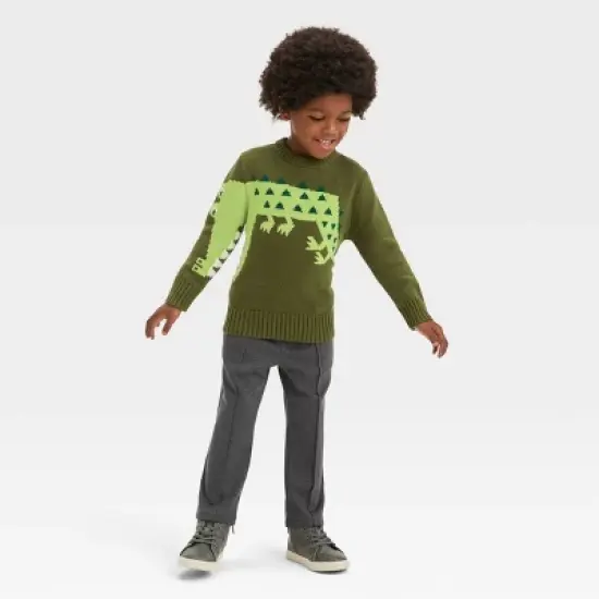 Toddler Boys' Sweater - Cat & Jack&trade; Green image {2}