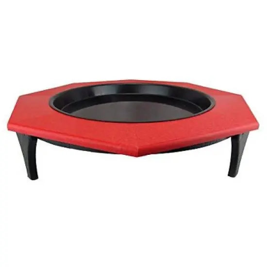 JCS Wildlife Ground Garden Poly Lumber Low Profile Bird Bath 16 inch image {6}