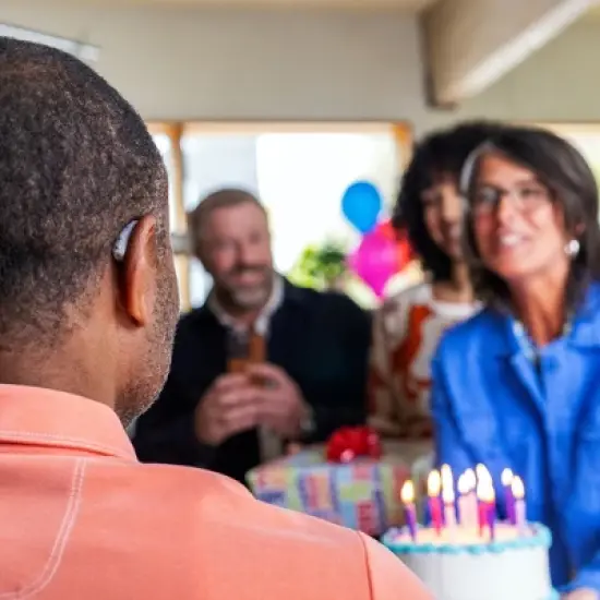 Lexie B2 Plus OTC Hearing Aids Powered by Bose - Rechargeable, Streaming, Self-fitting OTC Hearing Aids for Adults and Seniors (Light Gray) image {9}