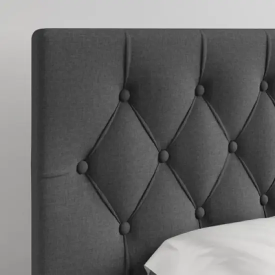 Henley Linen Tufted Upholstered Platform Bed with Storage Drawers - Eco Dream image {4}