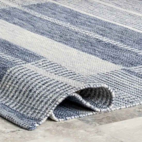 nuLOOM Rayla Striped Blocks Indoor/Outdoor Patio Area Rug image {3}