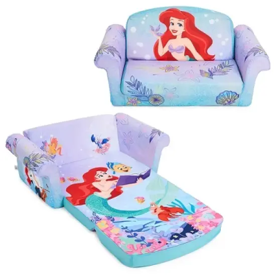 Marshmallow Furniture Disney's 2 in 1 Flip Open Compressed Foam Sofa and Sleeper Bed with Washable Cover image {12}