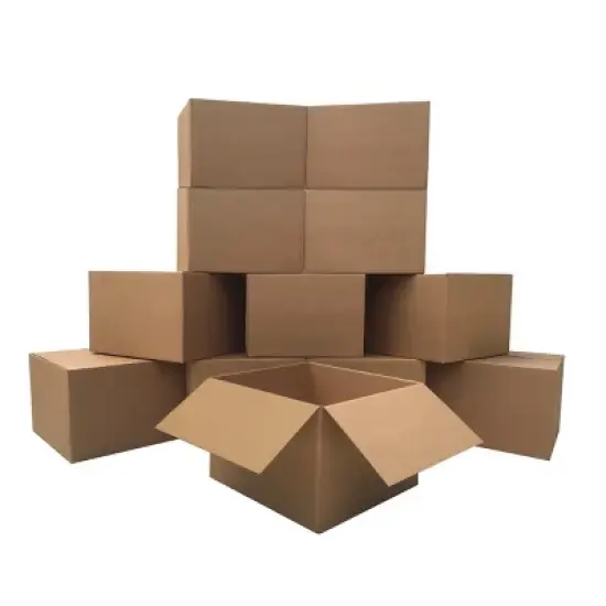UBMOVE Pack of 12 Large Corrugated Moving Boxes 20" x 20" x15" image {3}