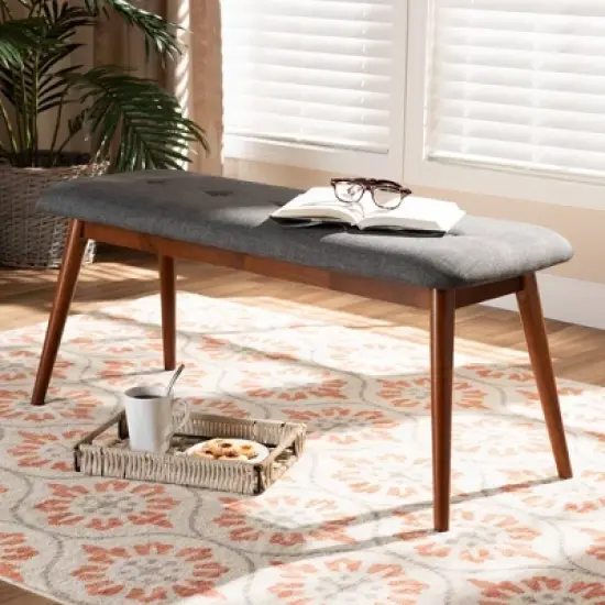 Flora Bench - Baxton Studio image {5}
