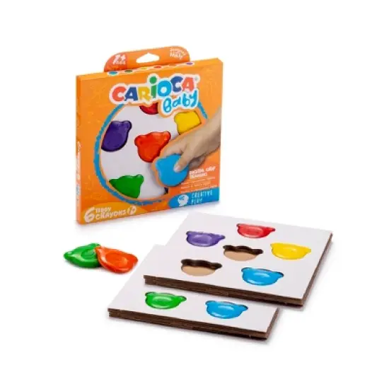CARIOCA BABY Teddy Crayons - 6 Pieces image {1}