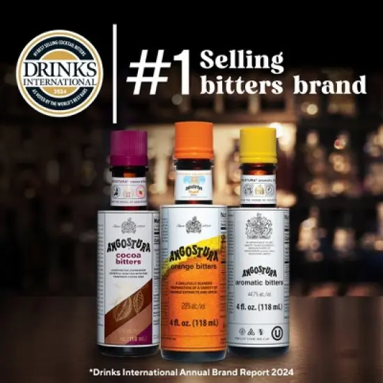 Angostura Orange Cocktail Bitters - 4 fl oz Bottle image {4}