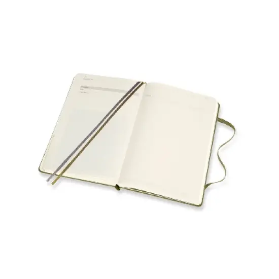 Moleskine Guided Journal 5.12"x8.25" Travel: Hard Cover, Acid-Free Paper, Elastic Closure, 400 Pages, Green image {5}
