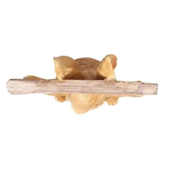 23.75" Concrete Corneu Outdoor Rabbit Garden Statue - White and Brown - Christopher Knight Home image {5}