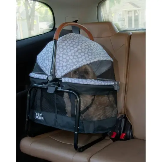 Pet Gear View 360 Dog Stroller Travel System - Pearl - S/M image {5}