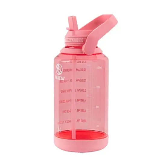 Takeya 64oz Tritan Motivational Water Bottle with Straw Lid image {9}