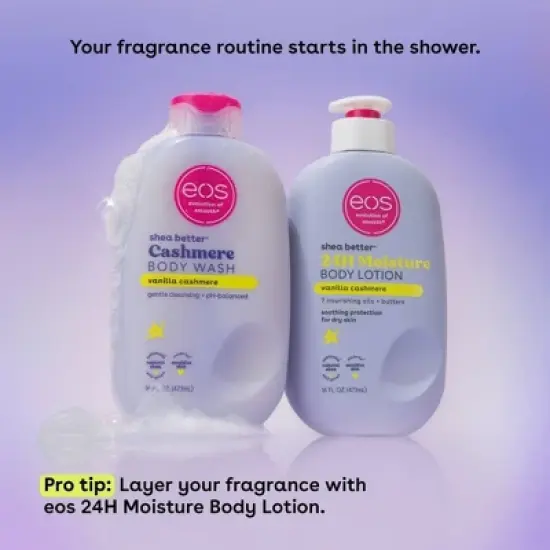eos Mini Body Wash - Travel Size - Vanilla Cashmere - 2.5 fl oz image {6}
