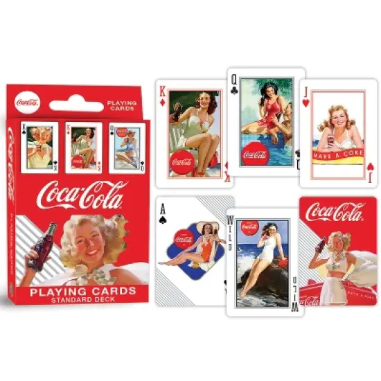 MasterPieces Officially Licensed Coca Cola Classic Ads Playing Cards - 54 Card Deck for Adults image {3}