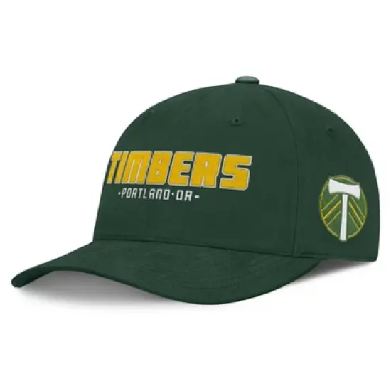 MLS Portland Timbers Structured Hat: Cotton Baseball Cap with Easy-Close Fastener image {4}