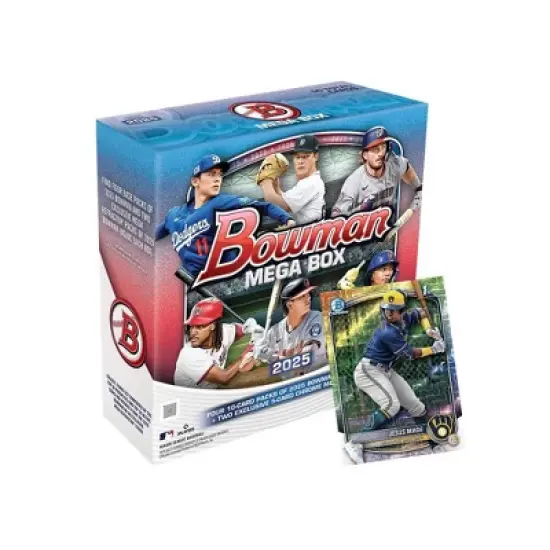 2025 Topps MLB Bowman Baseball Trading Card Mega Box image {2}