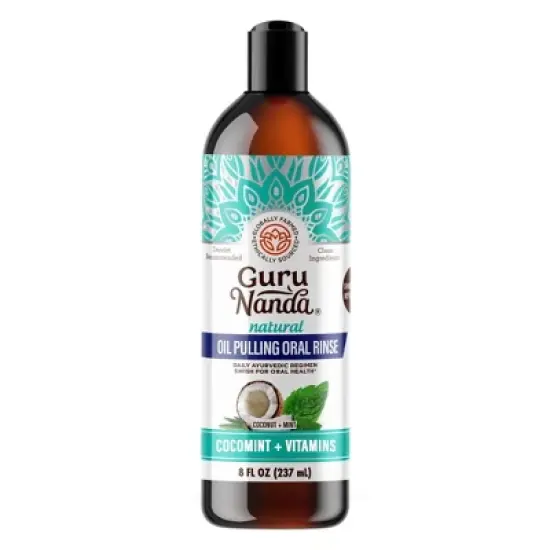 GuruNanda Cocomint Oil Pulling - 8 fl oz image {11}