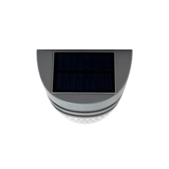 Vego Garden Rippled Solar Plastic Outdoor Wall Lights image {2}