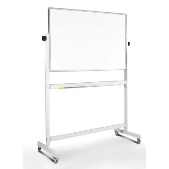 flybold 48" x 32" Rolling Dry Erase Whiteboard on Wheels with Stand image {1}