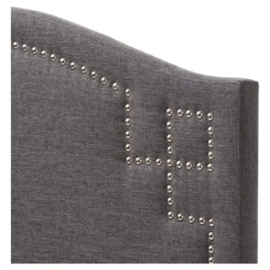 Aubrey Modern And Contemporary Fabric Upholstered Headboard - Twin - Baxton Studio image {2}