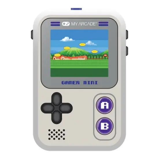 My Arcade Gamer Mini Classic 160-in-1 Handheld Video Game System (Gray and Purple) image {2}