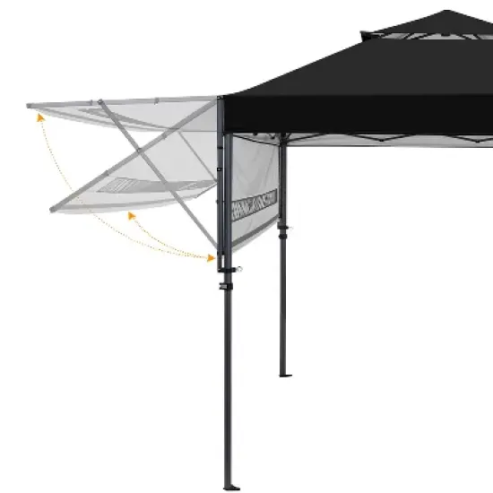 Yaheetech 10x17ft Pop-up Gazebo Canopy with Double Awnings image {6}