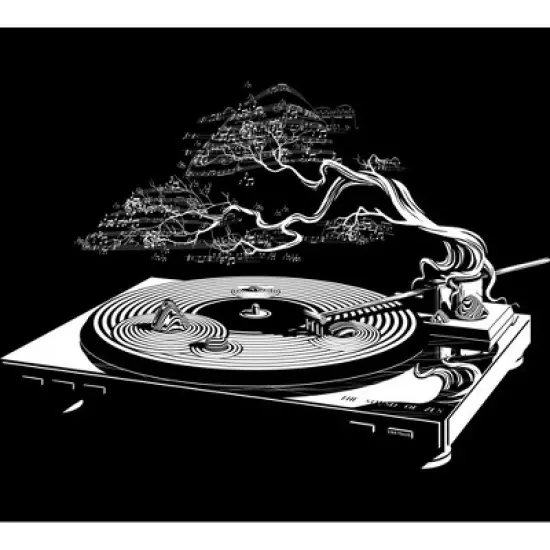 Women's Design By Humans The Sound of Zen By EranFowler Racerback Tank Top image {1}