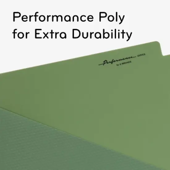 U Brands Performance 5 Tab Poly Dividers with Pockets Gem Tone: File Organizer, Notebook Dividers for Binder, Letter Size image {3}