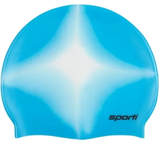 Sporti Multi Color Silicone Swim Cap image {6}
