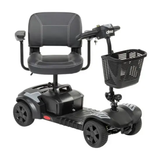 Drive Medical Phoenix LT 4-Wheel Travel Scooter - Compact Electric Mobility, Swivel Seat image {1}