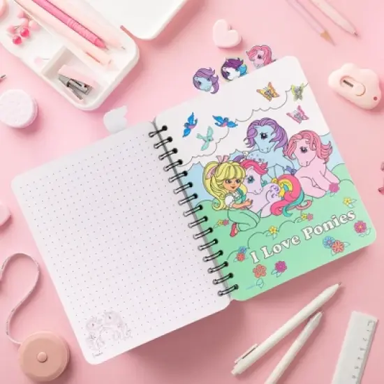 Inkology, LLC My Little Pony Trio 4-Tab Spiral Notebook With 160 Dotted Sheets | 6 x 9 Inches image {8}