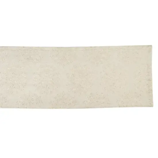 Design Imports  Christmas Jacquard Snowflakes Table Runner, Red, 14X72" image {3}