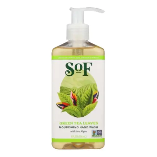 South of France Green Tea Leaves Nourishing Hand Wash - 8 fz image {4}