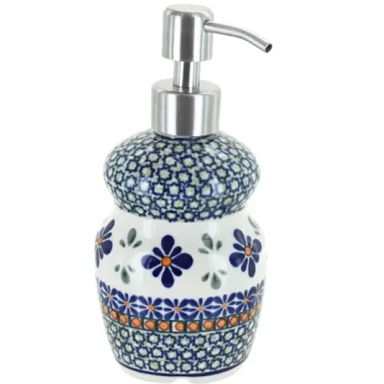 Blue Rose Polish Pottery 2018 Zaklady Soap Dispenser image {6}