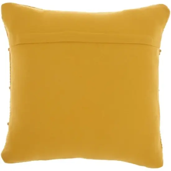 18"x18" Life Styles Chevron Loops Square Throw Pillow Yellow - Mina Victory image {2}