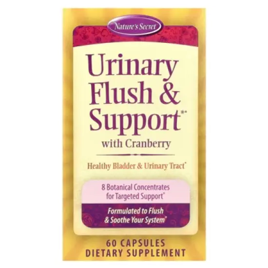 Nature's Secret Urinary Flush & Support&reg; with Cranberry, 60 Capsules image {4}