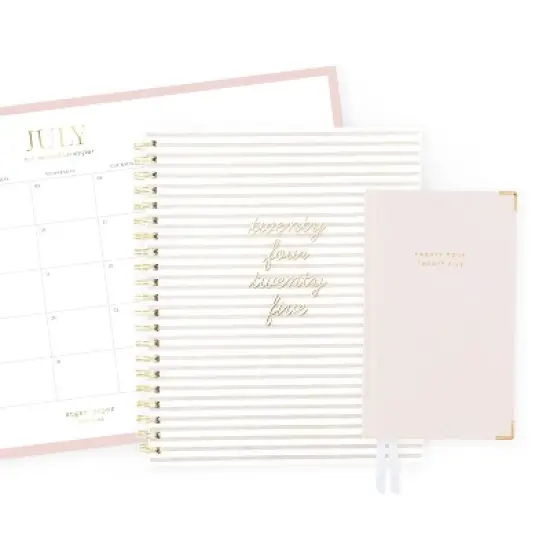 Sugar Paper Essentials 2024-25 Weekly/Monthly Planner 11"x9.5" Flax Stripe: Teacher Planner, Twin-Wire Binding, Tabs image {8}