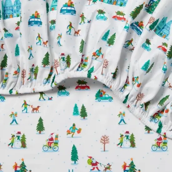Christmas Cotton Sateen Sheet Set - Wondershop&trade; image {3}