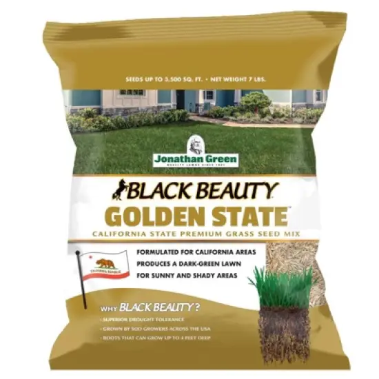 Jonathan Green Black Beauty Golden State Mixed Sun or Shade Grass Seed 7 lb image {1}