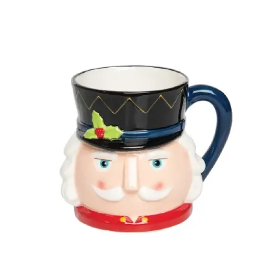 C&F Home 30 oz. Christmas Nutcracker Dolomite Mugs image {4}